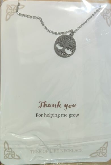 Thank You Card and Pendant