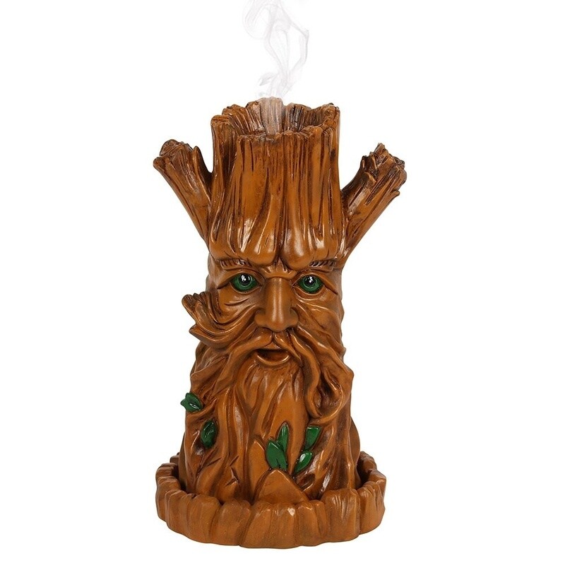 LARGE TREE MAN INCENSE CONE HOLDER