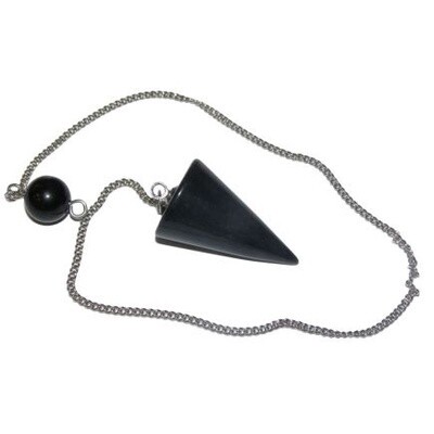 Black Obsidian Cone Pendulum