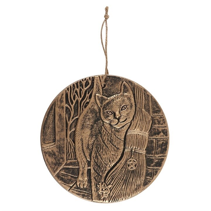 BRONZE A BRUSH WITH MAGICK TERRACOTTA PLAQUE BY LISA PARKER