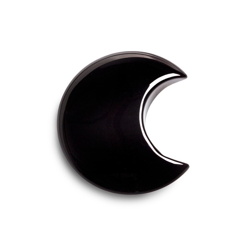 Black Agate Crystal Moon