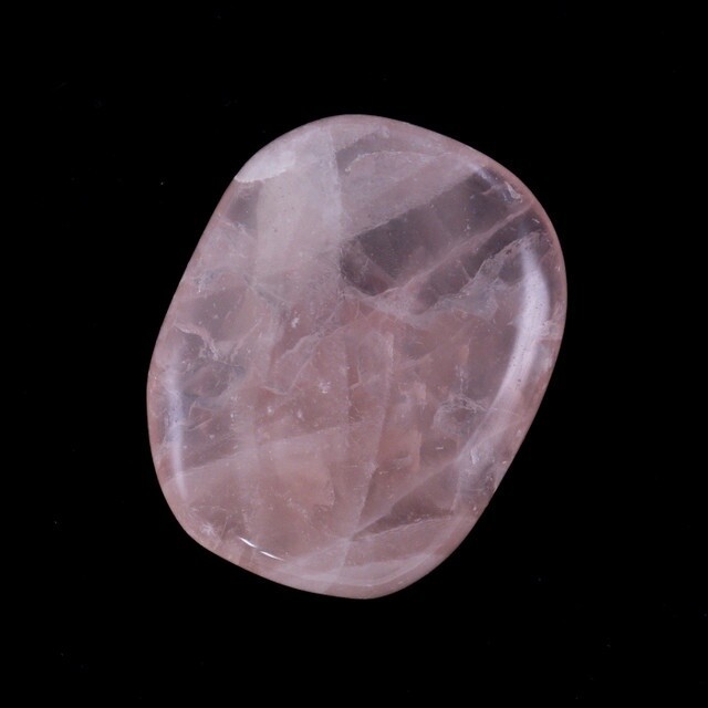Rose Quartz - Crystal Palm Stone
