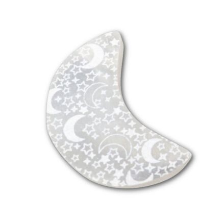 Selenite Engraved Moon