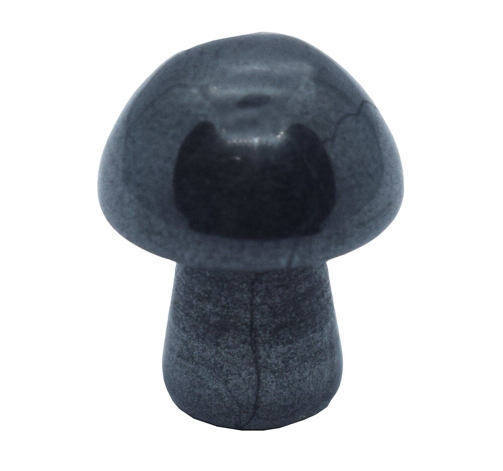 Hematite 20mm Mushroom