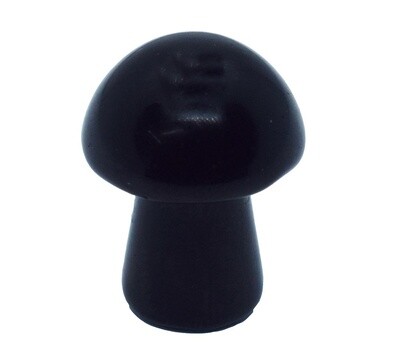 Black Obsidian 20mm Mushroom