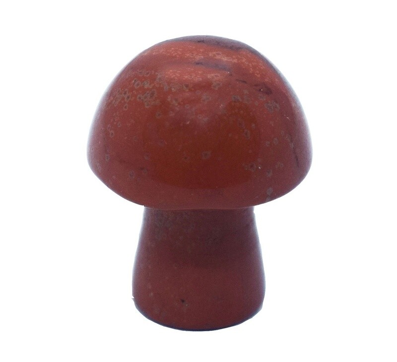 Red Jasper 20mm Mushroom