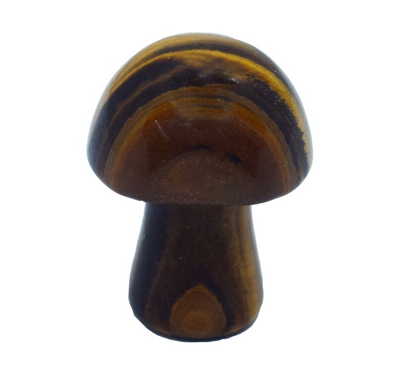 Tiger Eye 20mm Mushroom