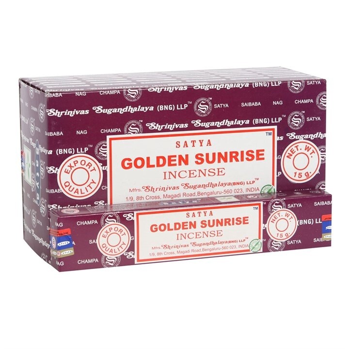 Golden Sunrise  Incense Sticks By Satya