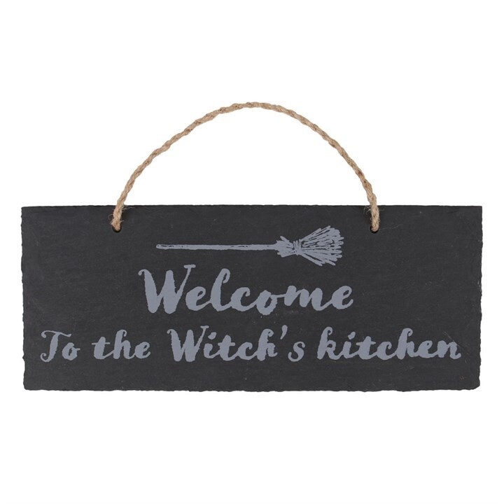 Witch&#39;s Kitchen Slate Hanging Sign