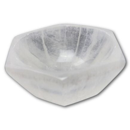 Selenite Hexagonal Bowl