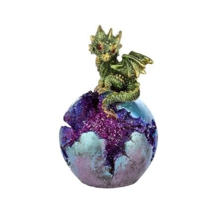 Baby Dragon LED Geode Dragon Egg