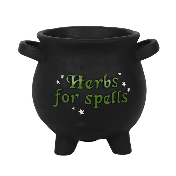 LARGE HERBS FOR SPELLS CAULDRON PLANT POT