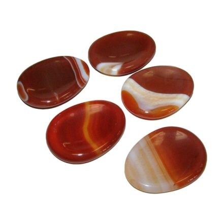 Carnelian Worry Stone