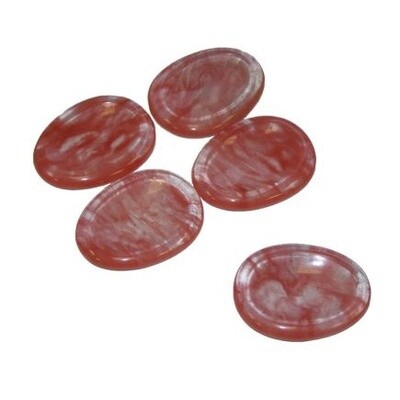 Cherry Quartz Worry Stone
