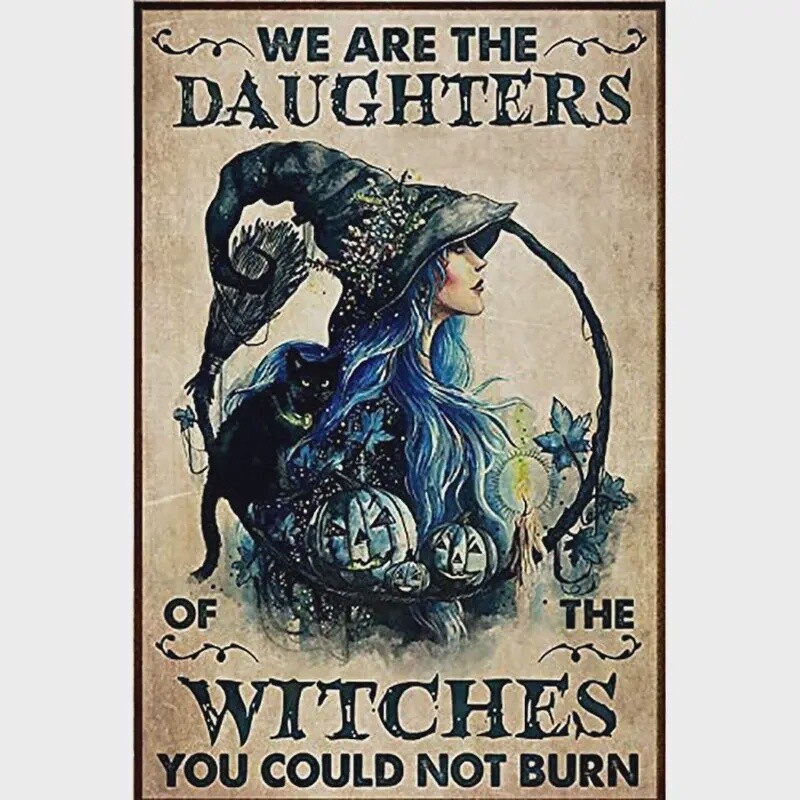 Vintage Metal Sign - We Are The Daughters