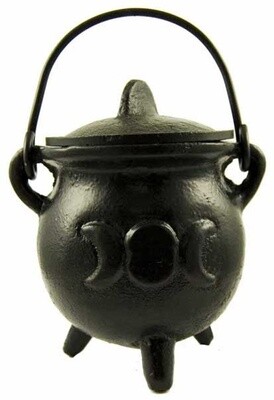 Cauldron Black Pagan Moon 11cm