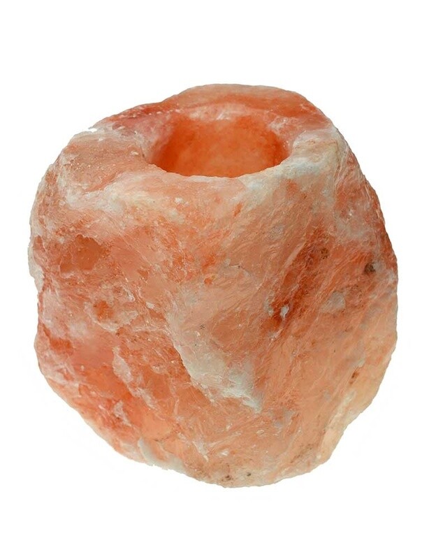 T-Light Holder Natural Rock Salt