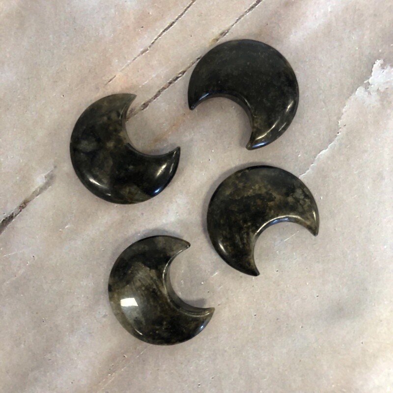Labradorite Crystal Moon