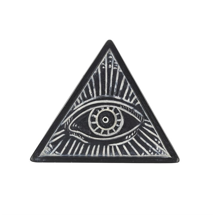 RESIN ALL SEEING EYE INCENSE HOLDER