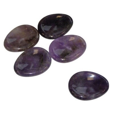 Amethyst Worry Stone