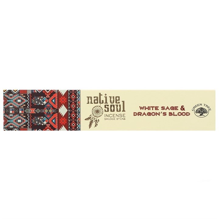 Native Soul White Sage &amp; Dragons Blood Incense Sticks