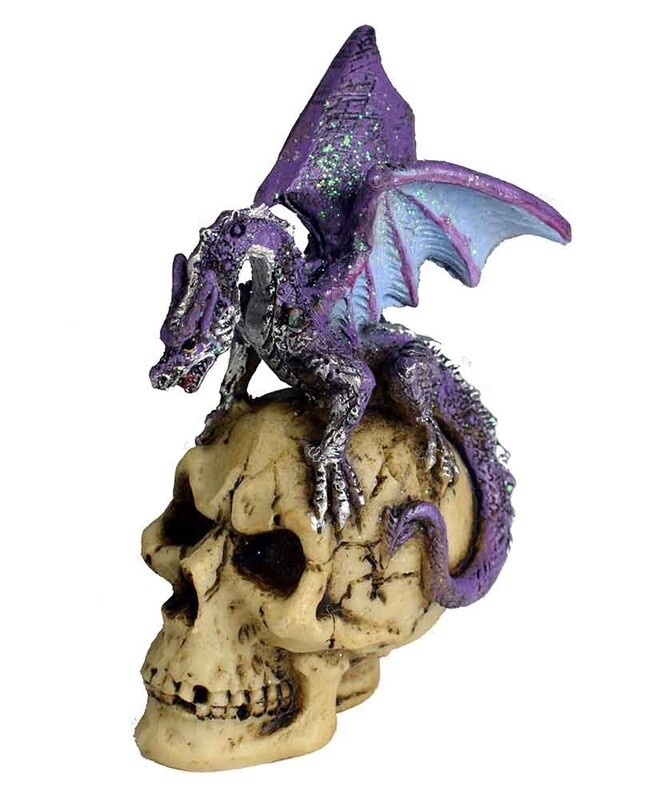 Dragon on Skull
