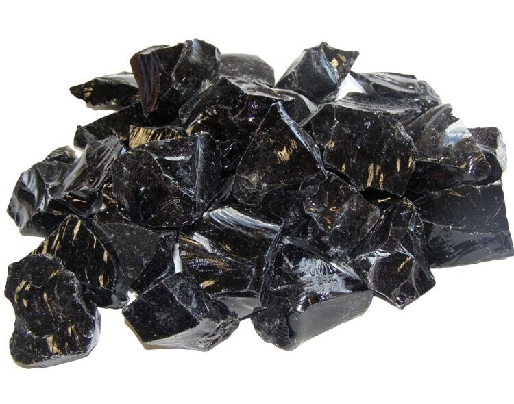 Black Obsidian Rough Large