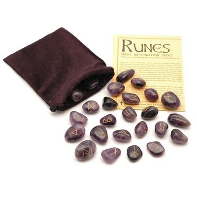 Amethyst - Crystal Rune Stones
