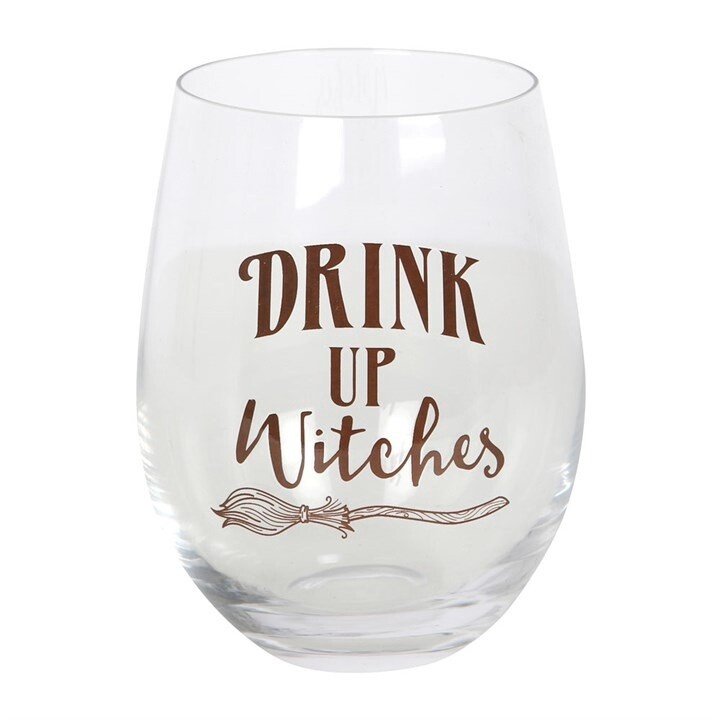 DRINK UP WITCHES STEMLESS GLASS