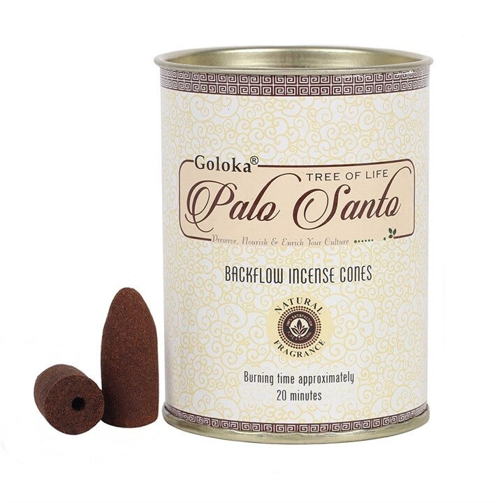 GOLOKA PALO SANTO BACKFLOW INCENSE CONES