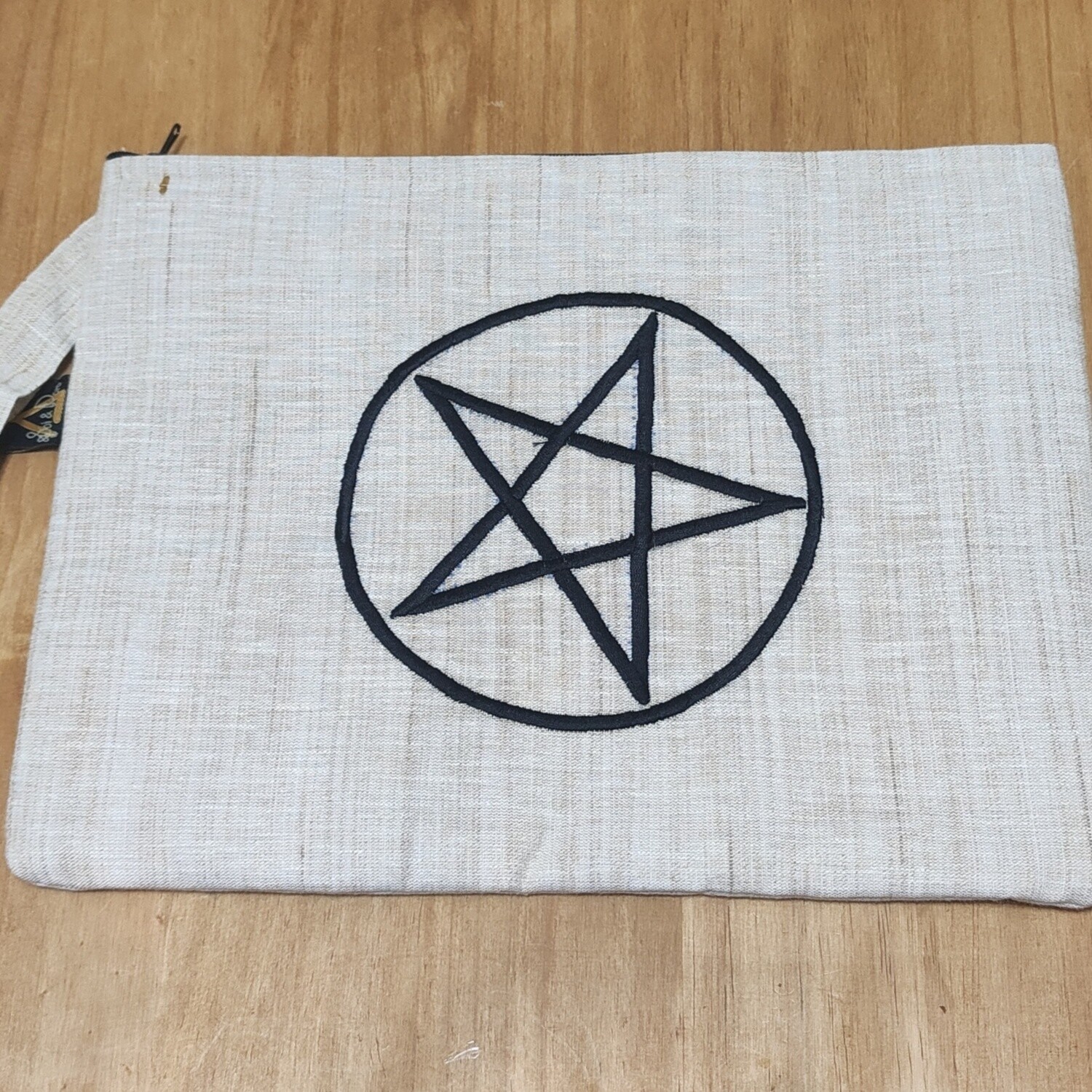 Zipped Pouch Bag - Pentacle