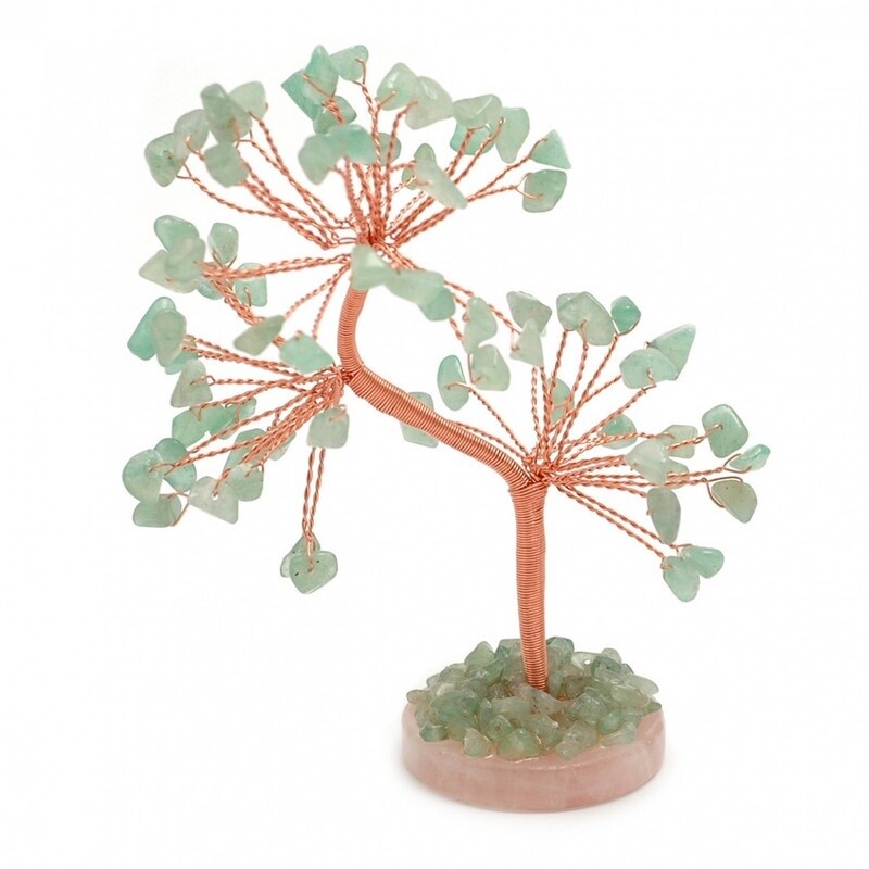 Gem Tree - Green Aventurine (Round Base)