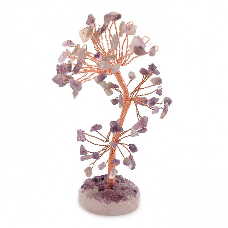 Gem Tree - Amethyst (Round Base)