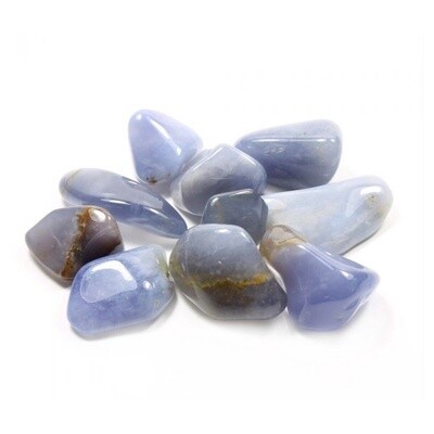 Blue Chalcedony Tumblestone (Namibia)