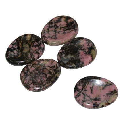 Rhodonite Worry Stone