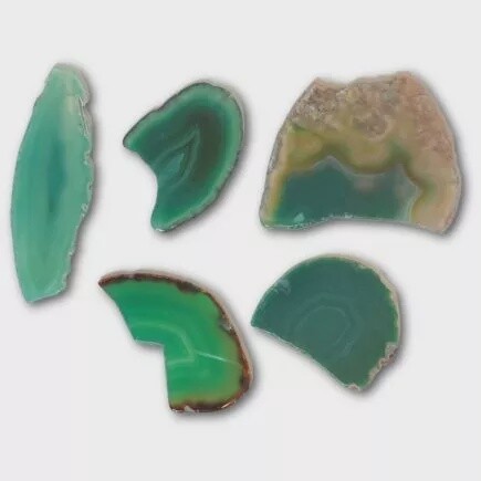 Green Agate Slice