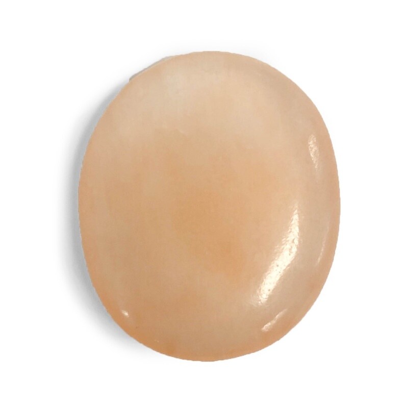 Orange Selenite Palm Stone