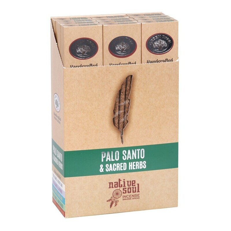 Palo Santo &amp; Sacred Herbs Smudge Incense Sticks