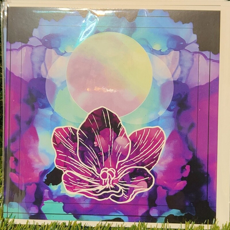 Greetings Cards Moon Bloom