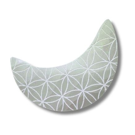 Moon with Mandala Engraving