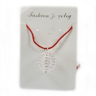 Spiral Cage Pendant (for crystals)
