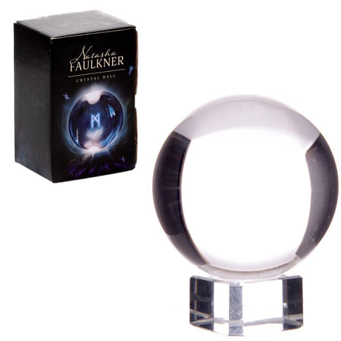 Crystal Ball with Glass Stand &amp; Gift Box 5cm