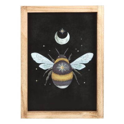 FOREST BEE FRAMED WALL ART PRINT