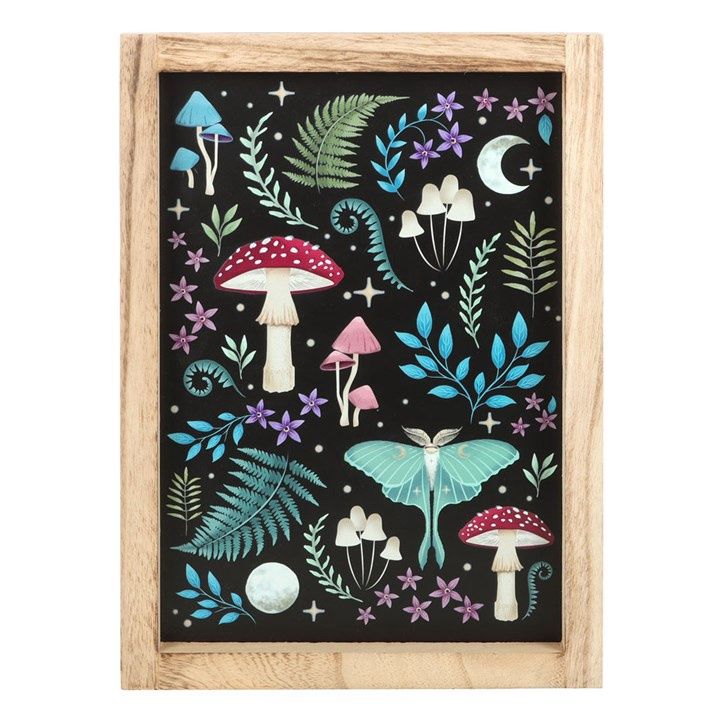 DARK FOREST FRAMED WALL ART PRINT