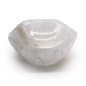 6cm Selenite Hexagonal Bowl