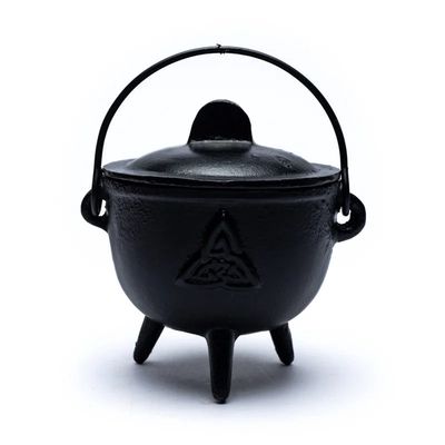 Cast Iron Triquetra Cauldron