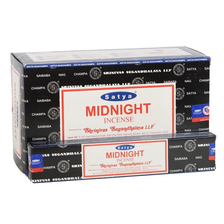 MIDNIGHT  Incense Sticks By Satya