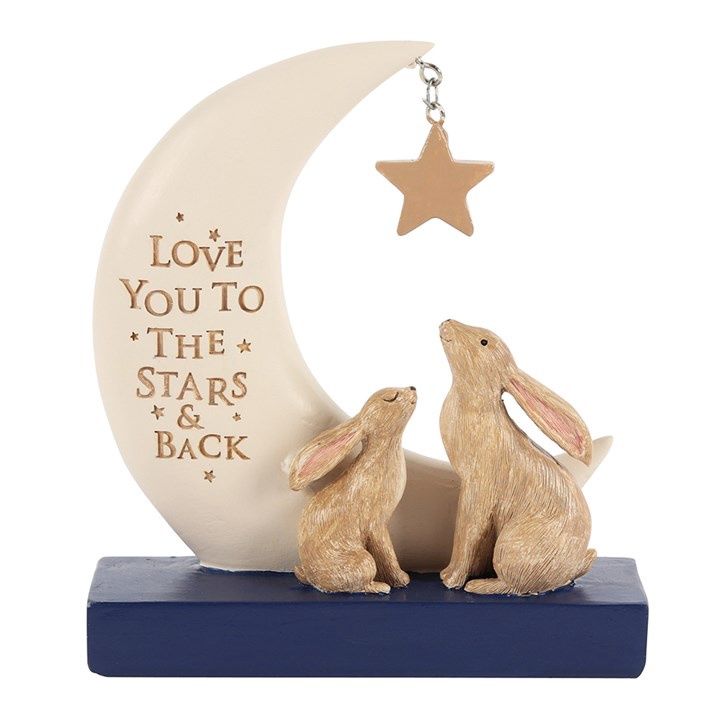 LOVE YOU TO THE STARS AND BACK RESIN DECORATIVE SIGN