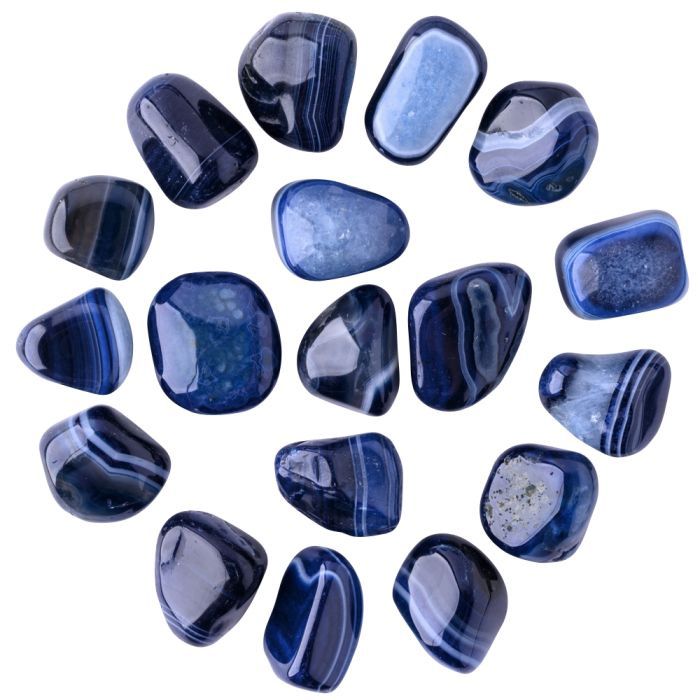 Banded Blue Agate