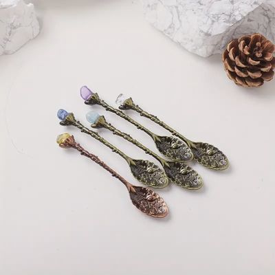 Crystal topped Herb Spoon
